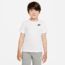 Nike Nike Sportswear Little Kids Embroidered Futura T-Shirt in White 86C545-001, White, 7, male, 1015907746-00009328926160