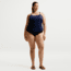 Nike Nike Womens Swim Effortless Essential High Waist Full Bottom Plus Size in Black NESSG342-001, Black, 2X, female, 1016000644-00017371458347