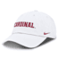 Nike Stanford Cardinal Core Club Mascot Wordmark Nike Mens College Adjustable Hat in White NC0110ASDN-V72, White, One Size, male, 1015802449-00197553743901