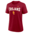 Nike USC Arch Logo Nike Womens College T-Shirt in Red 01K969WSCJ-SYS, Red, L, female, 1016089781-00199137840501
