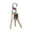 Nite Ize BigFoot Locker KeyRack Stainless Steel, Spectrum, KLKBF-07-R3