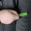 Nite Ize Doohickey Keychain Hair and Lint Remover, Green/Black, KMTHR-17-R3