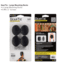 Nite Ize Gear Tie Mounting Dock,Pack of 4,Small GLPS-01-4R7