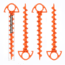 Nite Ize Orange Screw Small Ultimate Ground Anchor - 4 Pack