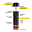 Nite Ize Radiant 3-in-1 Mini Flashlight, Black, NL1B-01-R7