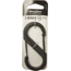 Nite Ize S-Biner Plastic Clip, SIze 4, Black/Black Gates SBP4-03-01BG