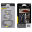 Nite Ize SlideLock Carabiner Set, Stainless CSLC-11-R6