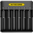 Nitecore Battery Charger, IMR/ Li-ion, 6 Channels, 2000 mA Max Charge Current, Black, Q6