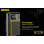 Nitecore FX1 Digital USB Travel Battery Charger for Fujifilm NP-W126 and NP-W126S Batteries, Black, 6952506492657