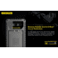 Nitecore FX1 Digital USB Travel Battery Charger for Fujifilm NP-W126 and NP-W126S Batteries, Black, 6952506492657