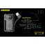 Nitecore FX1 Digital USB Travel Battery Charger for Fujifilm NP-W126 and NP-W126S Batteries, Black, 6952506492657