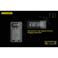Nitecore FX1 Digital USB Travel Battery Charger for Fujifilm NP-W126 and NP-W126S Batteries, Black, 6952506492657
