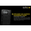Nitecore FX2 PRO Dual Slot USB Digital Charger for Fujifilm NP-T125 Camera Batteries, Black, 6952506492893