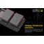 Nitecore FX2 PRO Dual Slot USB Digital Charger for Fujifilm NP-T125 Camera Batteries, Black, 6952506492893
