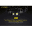 Nitecore HC65 1 x 18650/ 2 x CR123A/ 16340 CREE XM-L2 U2 LED Rechargeable Headlamp, 1000 Lumens, Black, HC65