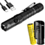 Nitecore MH12 v2 1200 Lumen USB-C Rechargeable Flashlight with 5000mAh Battery, Black, 6952506405985