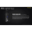 Nitecore MH12S 1800 Lumen USB-C Rechargeable Flashlight, Black, 6952506406432