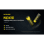 Nitecore NL1410 1000mAh Rechargeable 14500 Battery, Black/Yellow, 6952506496334