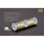 Nitecore NL1832 3200mAh Rechargeable 18650 Battery, Yellow, 6952506491490