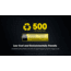 Nitecore NL1840HP 4000mAh Rechargeable 18650 Battery, Black/Yellow, 6952506496402