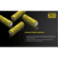 Nitecore NL2150HP 5000mAh High Performance Rechargeable 21700 Battery, Yellow, 6952506405831
