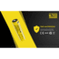 Nitecore NL2150HP 21700 5000mAh 15A High Discharge Rechargeable Li-ion Battery, Yellow, 6952506405831