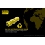 Nitecore NL2150HPR 5000mAh USB-C Rechargeable 15A 21700 Battery, Yellow, 6952506493739