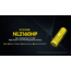Nitecore NL2160HP 6000mAh Rechargeable 21700 Battery, Black/Yellow, 6952506496426