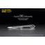 Nitecore NTK05 Titanium Folding Scalpel Keychain Knife, 2.17in, TC4 Titanium Alloy, SIlver, 6952506493098