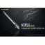 Nitecore NTP30 Titanium Bidirectional Bolt Action Tactical Pen, Silver, 6952506492879