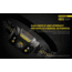 Nitecore NU32 1 x 3.7V Li-ion CREE XP-G3 S3 LED rechargeable Headlamp, 550 Lumens, Black, NU32