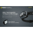 Nitecore NU33 Triple Output Rechargeable LED Headlamp, 700 Lumens, USB-C, Black, FL-NITE-NU33-BK