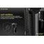 Nitecore Smart Battery Charger, Li-ion/ Ni-Cd/ Ni-MH, 2 Channels, 6A Charging Current, Black, V2