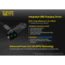 Nitecore TUBE v2.0 55 Lumen USB Rechargeable Keychain Flashlight, Black, 6952506405350