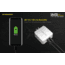 Nitecore UA42Q 2-Port Quick Charge USB 2.0 & 3.0 Adapter, Silver, 6952506493067