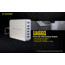 Nitecore UA66Q 6-Port 68W Quick Charge QC 3.0 2.0 USB Power Adapter, Silver, 6952506493081