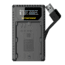 Nitecore UCN1 Canon Camera Battery Charger for LP-E6, LP-E6N and LP-E8 Batteries, Black, 6952506491797