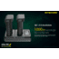 Nitecore UCN4 PRO Dual-Slot USB QuickCharge 2.0 Charger for Canon LP-E4 & LP-E4N Camera Batteries, Black, 6952506493050