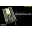 Nitecore UCN4 PRO Dual-Slot USB QuickCharge 2.0 Charger for Canon LP-E4 & LP-E4N Camera Batteries, Black, 6952506493050