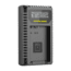Nitecore UCN5 Dual-Slot USB-C QC Battery Charger for Canon LP-E17, Black, 6952506494309
