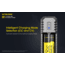 Nitecore UI1 Single-Slot Intelligent USB Lithium-ion Battery Charger for 18650, 18350, 20700, 21700, Black, 6952506492916