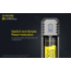Nitecore UI1 Single-Slot Intelligent USB Lithium-ion Battery Charger for 18650, 18350, 20700, 21700, Black, 6952506492916