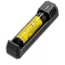 Nitecore UI1 Single-Slot Intelligent USB Lithium-ion Battery Charger for 18650, 18350, 20700, 21700, Black, 6952506492916