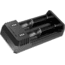 Nitecore UI2 Dual-Slot Intelligent USB Lithium-ion Battery Charger for 18650, 18350, 20700, 21700, Black, 6952506492923