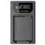 Nitecore ULQ Leica Digital USB Battery Charger for BP-DC12 Camera Batteries, Black, 6952506491827