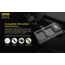 Nitecore USN4 Pro Digital QuickCharge 2.0 USB Battery Charger for Sony NP-FZ100 Batteries, Black, 6952506492701