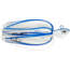 No Alibi Alien Jig Offshore Series, Glow Blue/White Skirt, 2 oz White/Blue Head, NA-AJB2