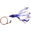 No Alibi NA-DD01-1.5U Dolphin Delight Trolling Lure, Rigged &amp; Ready, Blue/White Skirt, 1.5 oz Head, 6", 7/0 Hook, 135 lb Cable, 3 ft, NA-DD01-1.5U