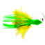 No Alibi NA-DD04-1.5U Dolphin Delight Trolling Lure, Rigged &amp; Ready, Green/Yellow Skirt, 1.5 oz Head, 6", 7/0 Hook, 135 lb Cable, 3 ft, NA-DD04-1.5U