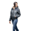 Nobis Elle Quilted Hooded Jacket - Womens -Foggy Blue/Heathered Navy-Large
